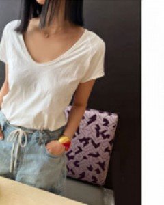 James U-neck T - 3 colors