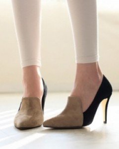 배색라인의 펌프스힐