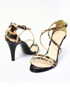 레오파드 감성적인 샌들슈즈