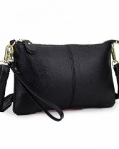 16색 무지개빛 소가죽 클러치