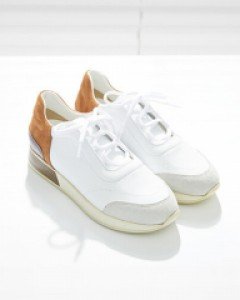 배색라인 뒷포인트 스니커즈 지젤자체제작