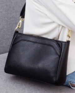 심플라인 소가죽 크로스백