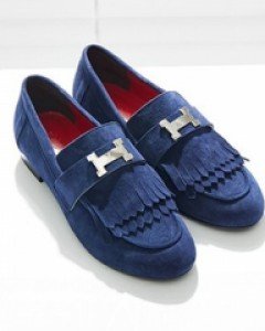 H장식 플랫로퍼 세무라인