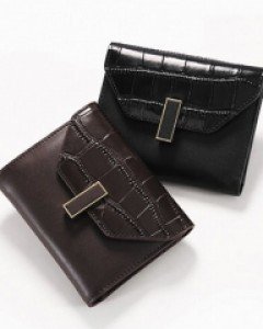 사각 버클 반지갑