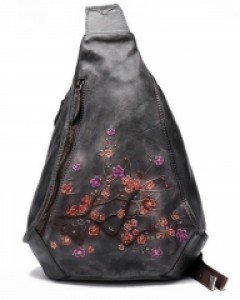 매화꽃이 한가득 빈티지 크로스백