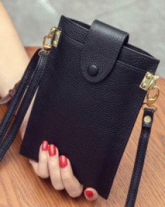 깔끔한 마무리감 네츄럴 레더 크로스백