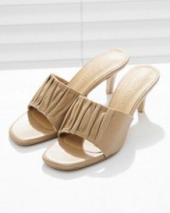 너무나도 우아한 플리츠 감성 슬리퍼힐