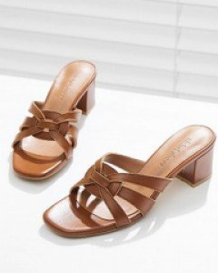 트리플 스트랩 꼬임장식 슬리퍼