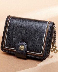 아웃라인 스티치 포인트 반지갑