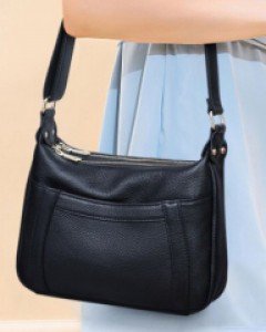 와이드 더블 포인트 라이너리 쥬얼크로스백