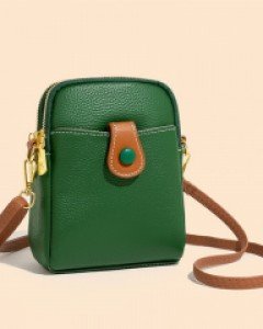 콩단추 콤비 라운드 미니 크로스백