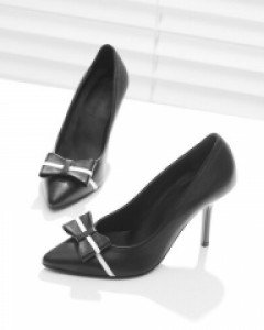 리본 라인포인트 펌프스힐