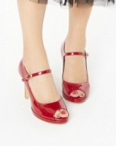 화려한 일상 레드 글로시 토오픈힐