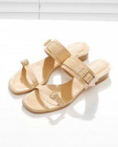 클레오 와이드 스트랩 슬리퍼