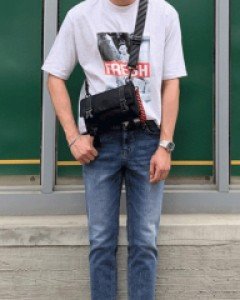 [DB.91] 깔끔한 워싱 일자 데님팬츠