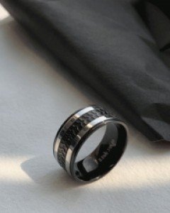 [BB.80] 타이어 패턴 반지