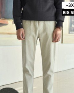 [WD.06] 데일리 양기모 밴딩 코튼스판 팬츠