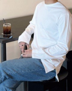 [SGN.08] 4계절 10cm UP 레이어드 긴팔 티셔츠