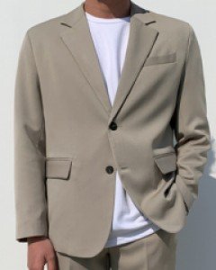 [LD.53] 클래식 투 버튼 싱글 스판 자켓