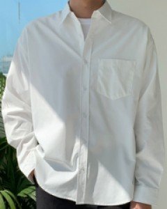 [HMI.04] 찰랑 거리는 소재의 루즈핏 셔츠