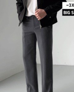 [EJ.32] 스트레이트 핏의 베이직 스판 슬랙스