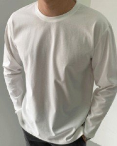[NIN.46] 8color 모던 분또 라운드 티셔츠