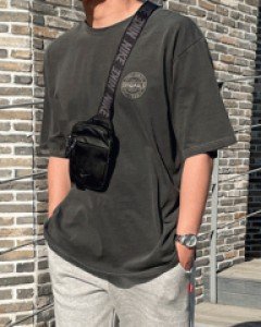 [TAC.59] 빈티지한 멋스러움 피그먼트 코튼 반팔 티셔츠