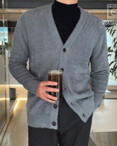 [ORD.01] 털빠짐없는 워셔블 앙고라모헤어 비스코스 니트 가디건