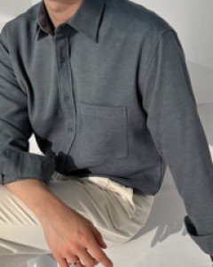 [JN.12] 포근하고 소프트한 피치기모 스탠다드 셔츠