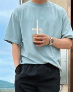 [PB.92] 캬 시원하다 에어리코튼 정품 어깨깡패 매쉬 반팔티