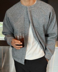 [PB.98] 모양이 망가지지 않는 독보적인 핏감 도톰 니트 자켓 가디건