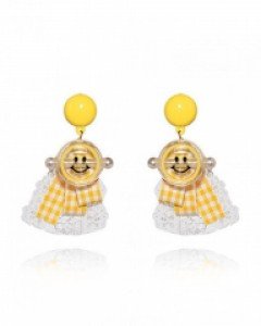 Smile Check Earring