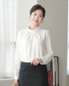 보석터틀 블라우스
