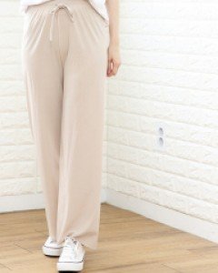 찰랑 밴딩 통바지