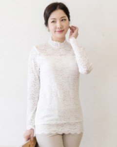 프렌치 레이스 블라우스 [수입원단]