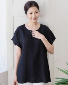 블랙 인견 가오리티