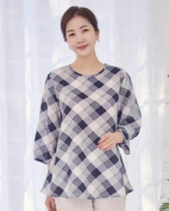 오블릭 인견블라우스