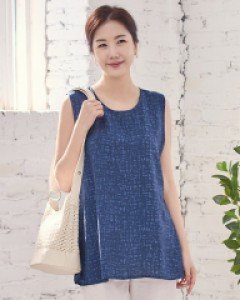 브로큰블루 인견 나시