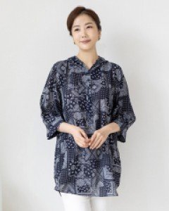 [빅사이즈] 레트로 후드 블라우스