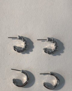 데일리 링 이어링 세트