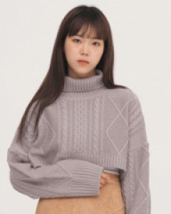 [무료배송] 크롭 니트 목폴라 #1119d131