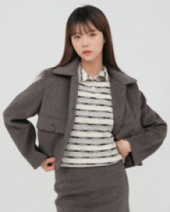 [무료배송] 심플 울 셋업 자켓 #OU-B0301015