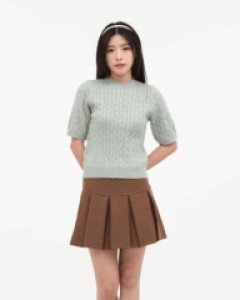 [무료배송] 러블리 스쿨 플리츠 미니 스커트 K0302