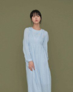 [무료배송] 소프트 레이스 코지 롱 원피스 #OU-B1001019