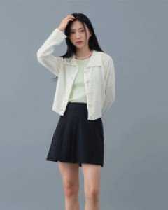[무료배송] 사이드 플리츠 미니 스커트 U2104 (2 color)