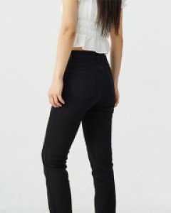 [무료배송] 블랙 스판 부츠컷 팬츠(150ver,160ver,170ver) U3006 (3 length)