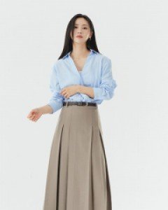 [무료배송] 어텀 핀턱 플리츠 롱 스커트 U0908 (3 color)