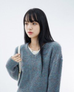 [무료배송] 울 브이넥 믹스컬러 보들 니트 U1609