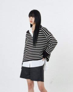 [무료배송] 코팅 블랙 하프 팬츠 U3009