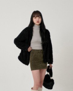 [무료배송] 라이트 코듀로이 미니스커트 U0112